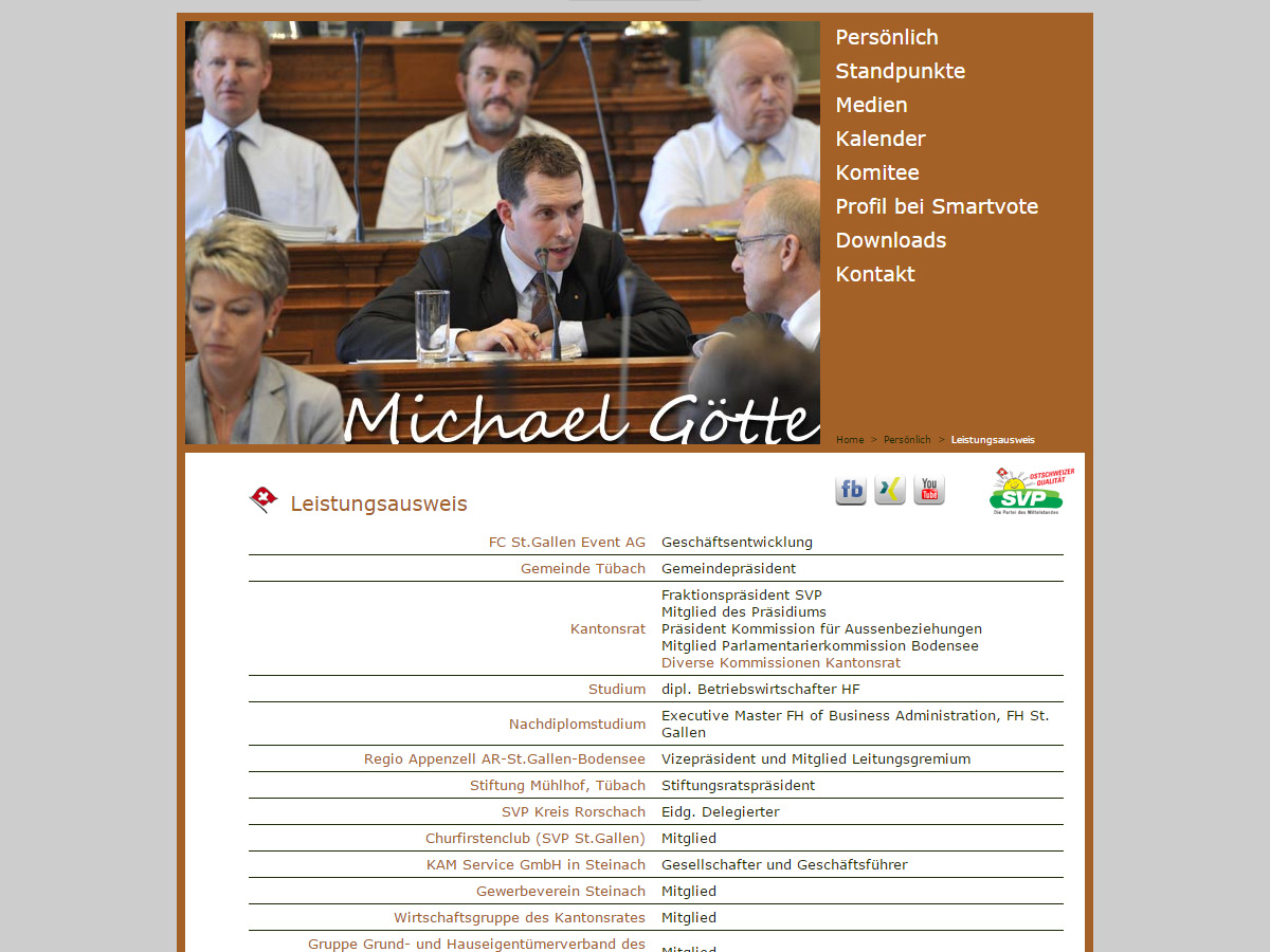 Website michaelgoette.ch