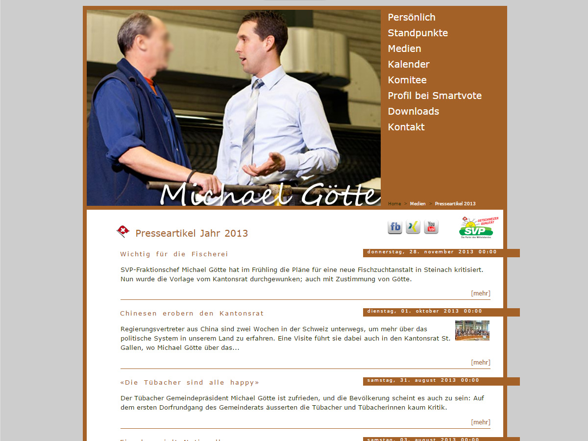 Website michaelgoette.ch