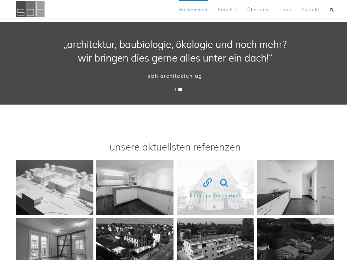 Website sbh-ag.ch