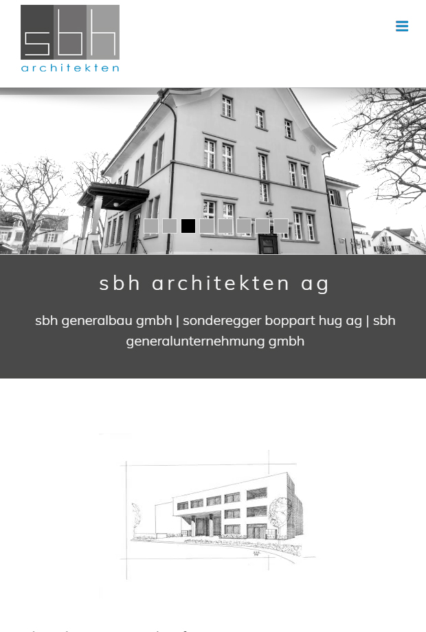 Website sbh-ag.ch