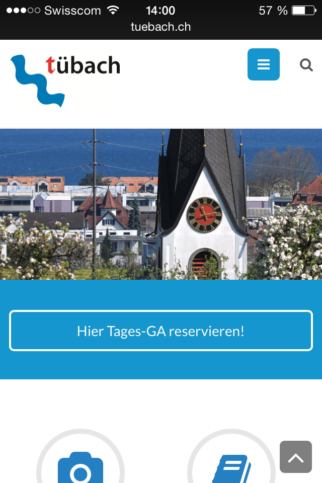 Website tuebach.ch
