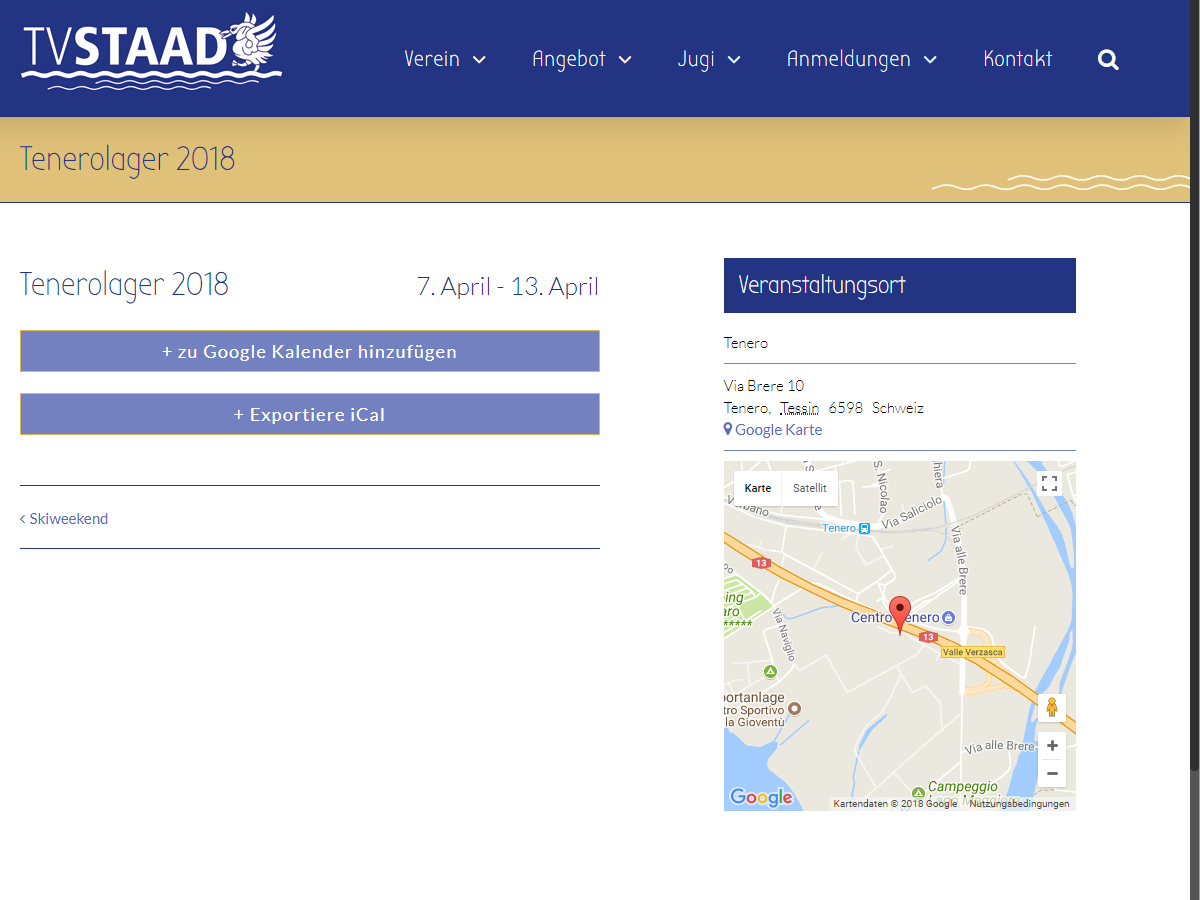 Website tvstaad.ch