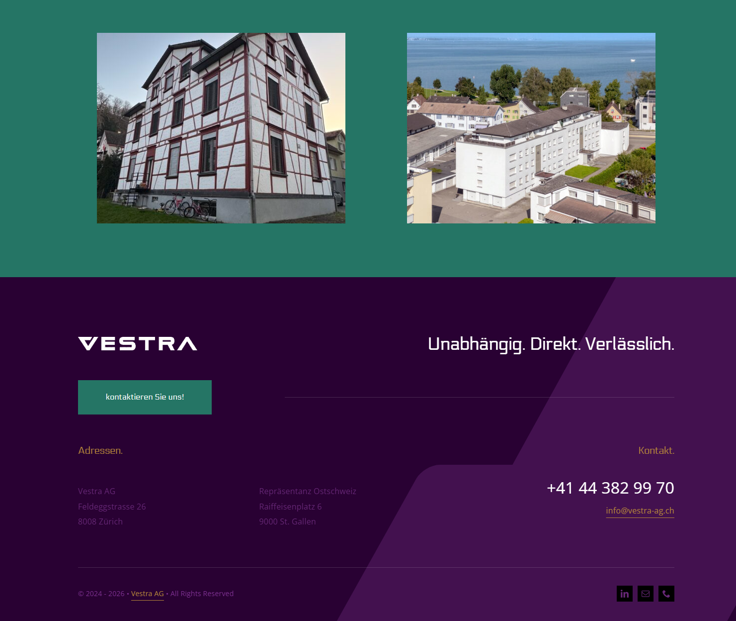 Website vestra-ag.ch